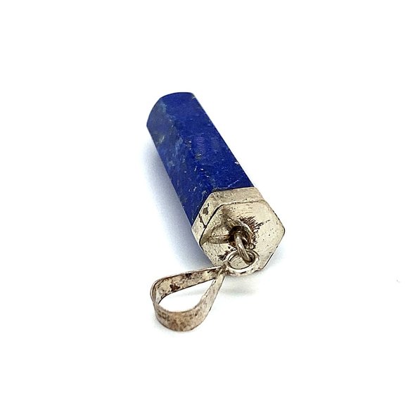 Lapis Lazuli 42.50ct Solid Silver Pendant - Picture 4 of 6